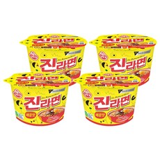 오뚜기 진라면 매운맛 110g, 4개 4개