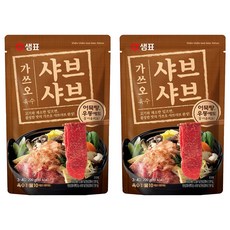 샘표 가쓰오 샤브샤브 육수 3~4인분, 200g, 2개