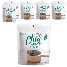 義美生機 奇亞籽, 富含Omega-3和膳食纖維, 促進腸道蠕動, 百搭吃法, 250g, 6包