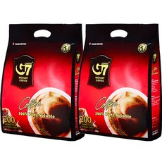 G7 블랙커피 퓨어 블랙 커피, 2g, 200개입, 2개