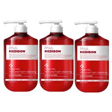 PAUL MEDISON 深紅色多效合一泡沫洗面乳, 510ml, 3瓶
