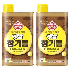 오뚜기옛날 참기름, 350ml, 2개
