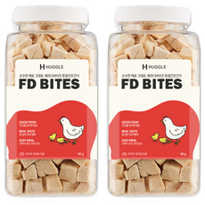 허글 반려동물 에프디바이츠 동결건조간식, 닭고기, 90g, 2개 닭고기, 2개