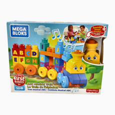 Fisher-Price 費雪 美高積木音樂字母學習火車 Set 50片, 1組