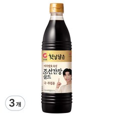 청정원 조선간장, 840ml, 3개