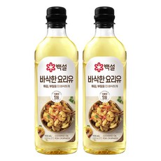 백설 바삭한 요리유, 900ml, 2개 900ml, 2개