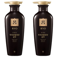 려 진생보 두피모발영양 샴푸, 400ml, 2개