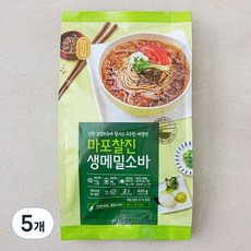 마포식품 찰진 생 메밀소바 2인분, 420g, 5개