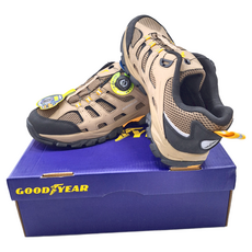 固特異GOODYEAR 低筒戶外鞋, 旋轉鞋扣 輕鬆穿脫 防水, 棕色, 260