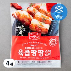 쿠즈락앳홈 육즙팡팡 소떡소떡 (냉동), 540g, 4개