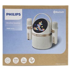 PHILIPS 飛利浦 小福麥AI智能K歌藍牙音箱, TAS2509WT, 白色