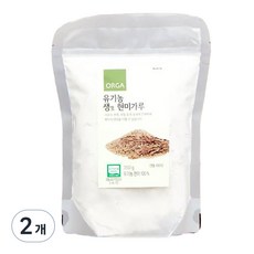 올가홀푸드 유기 현미가루, 300g, 2개