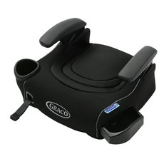 GRACO 增高墊輔助安全座椅 Turbo Booster LX, LATCH連接器, 適合40-100磅兒童, 黑珍珠, 1個