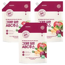 Chunho Ncare ABC黃金比例濃縮果汁, 1L, 3個