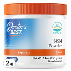 [쿠팡수입] 닥터스베스트 MSM 파우더, 250g, 2개