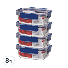락앤락 탑클라스 직사각 밀폐용기 630ml, 8개, 단품