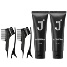 J.Sup Style J. 男士自我燙髮，燙髮刷 + 夾子 + 手套 + 燙髮套裝, 120ml, 2個