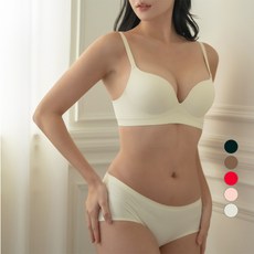 츠메르 쫀쫀 심리스 볼륨 브라 + 팬티 세트