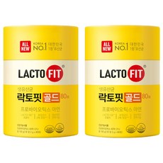 락토핏 정품 골드 80포, 160g, 2개