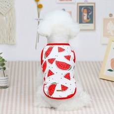 DING DONG PET 寵物水果圖案連身背心, 西瓜
