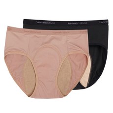 한나센스 미디나이트 생리팬티 2종 세트, 2XL(110), 2개입, 1개