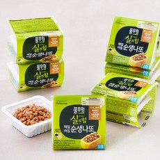 풀무원 실의 힘 매일아침 순생나또 12개입, 49.5g, 1개