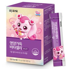 락피도 영양가득 비타젤리 15p, 225g, 1개 - 티니핑