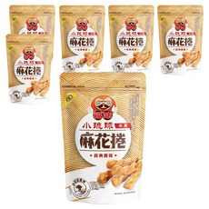 福味 小琉球麻花捲 黑糖煉乳 200g 6包入｜台灣傳統零食 酥脆口感, 6包