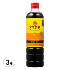 몽고간장 진, 900ml, 3개