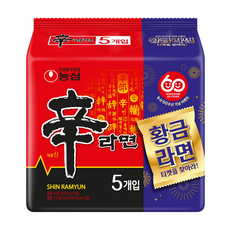 신라면 120g, 5개