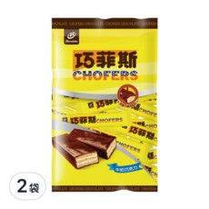 77 CHOFERS 巧菲斯 牛奶口味夾心酥, 300g, 2袋