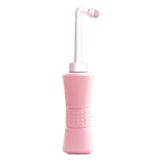 攜帶式沖洗器(C)500ml-粉色，ABS、PP材質, 1個