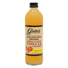 Goulter's 紐西蘭有機蘋果醋，未經稀釋與過濾，保留醋母, 350ml, 1瓶