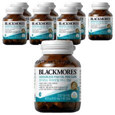 BLACKMORES 澳佳寶 Oderless魚油迷你膠囊, 80顆, 8個