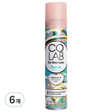 코랩 드라이샴푸 프레쉬, 6개, 200ml