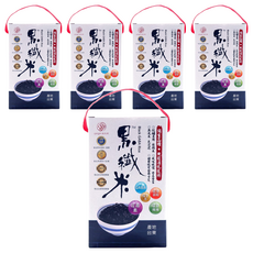 Origin 源天然 黑纖米, 機能活化, 膳食纖維, GABA營養, 花青素, 5盒, 800g
