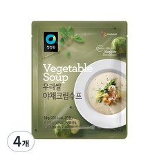 청정원 우리쌀 야채 수프, 60g, 4개