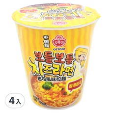OTTOGI 不倒翁 起司風味湯杯麵 62g, 4入