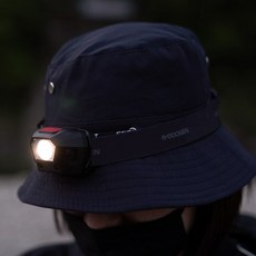 아이두젠 서치라이트 충전식 헤드랜턴, 블랙, 1개