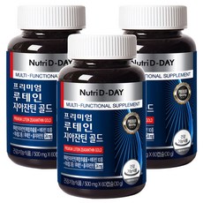 뉴트리디데이 프리미엄 루테인 지아잔틴 골드, 60정, 3개