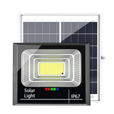 禾統 太陽能感應燈 800W 升級款鋁殼 256顆燈珠 智能光控 遙控控制 電量顯示, 1個