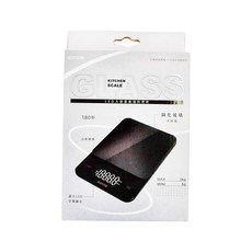 Kinyo LED大螢幕顯示料理秤 180 x 130 x 18.5mm 280g, DS-020, 3kg