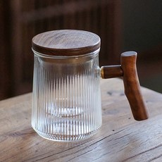 벨르디자인 월넛 티 머그컵 S-168 400ml, 1개 1개