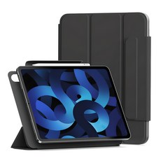SINJIMORU 磁性對開式 Apple Pencil Cover 平板電腦保護套, 黑色, 1個