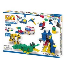 LaQ 基礎400 初心組 400片積木玩具，啟發創意，培養空間概念, 1盒