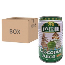 芭達椰 椰子水 320ml*24罐, 台灣經典老牌, 清涼降火解渴