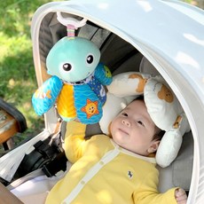 Lamaze 扣環式迷你章魚音樂娃娃, 混色