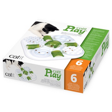 catit 玩款待益智貓玩具, 白+綠, 1個