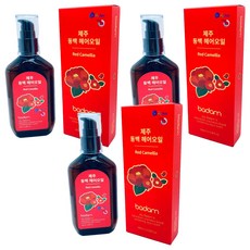 자주 동백 헤어오일, 3개, 100ml