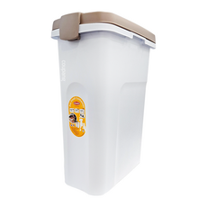 stefanplast 樂透 義大利氣密儲糧桶 白色 39x24x51cm 25L, 1個